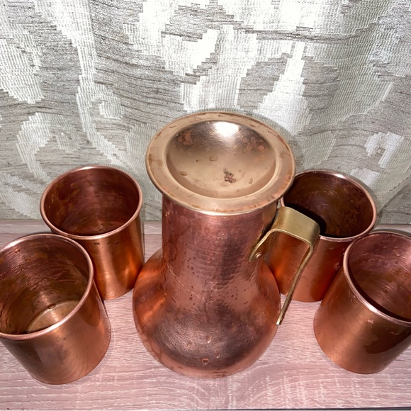 Pure Copper Set plus more 3 glasses and bucket 🪣 - Picture 5 of 7